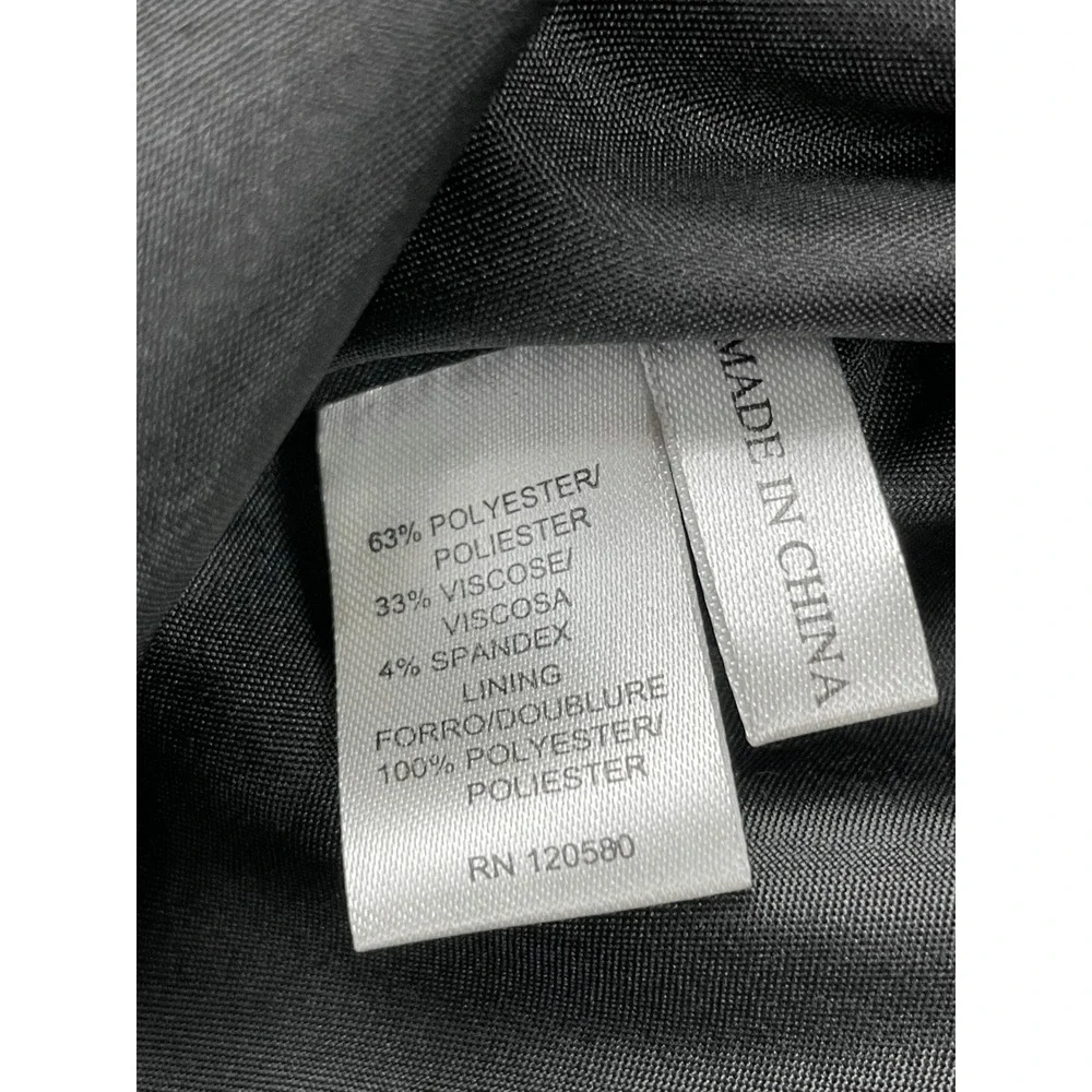 ATELIER LUXE Womens Black Pencil Skirt Size 12 Knee‎ Length Career